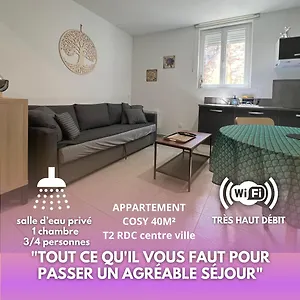 Appartement Fenix T2 40 M2 Cosy Rdc Plein Centre, Pierrelatte